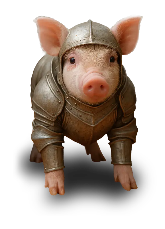 Hero piglet dark ft@2x